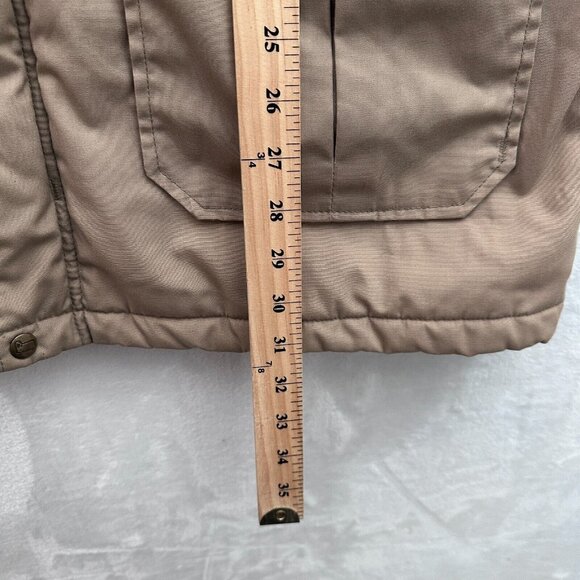 Vintage Woolrich Jacket Mens L Beige Full Zip Chore Insutaled Lined Outdoor - Picture 5 of 10